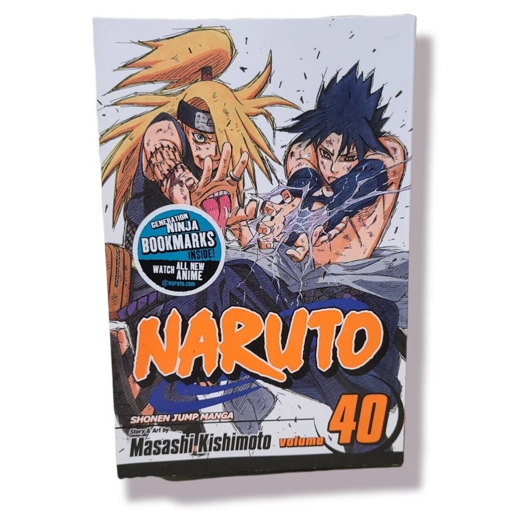 Naruto Volume 40 by Masashi Kishimoto Viz Manga Book in English